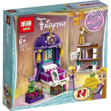 Конструктор Lepin 25017 Спальня в замке Рапунцель (175 деталей)